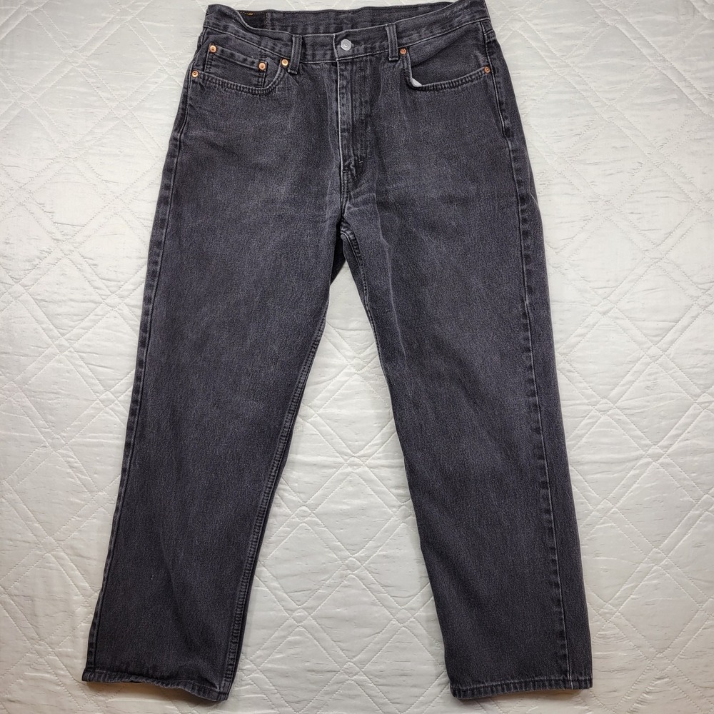 Levis black 550 jeans size 36X30‎